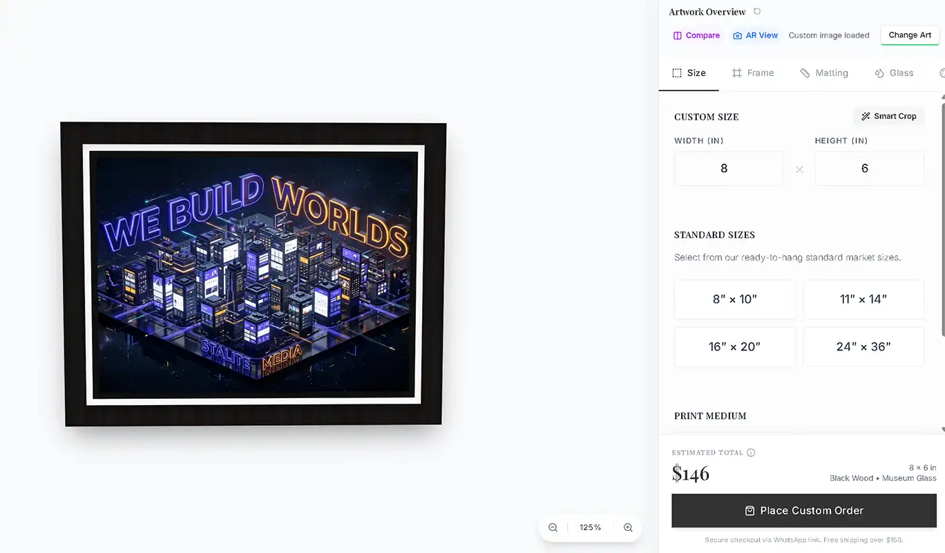 Ezzi Arts & Frames UI 1